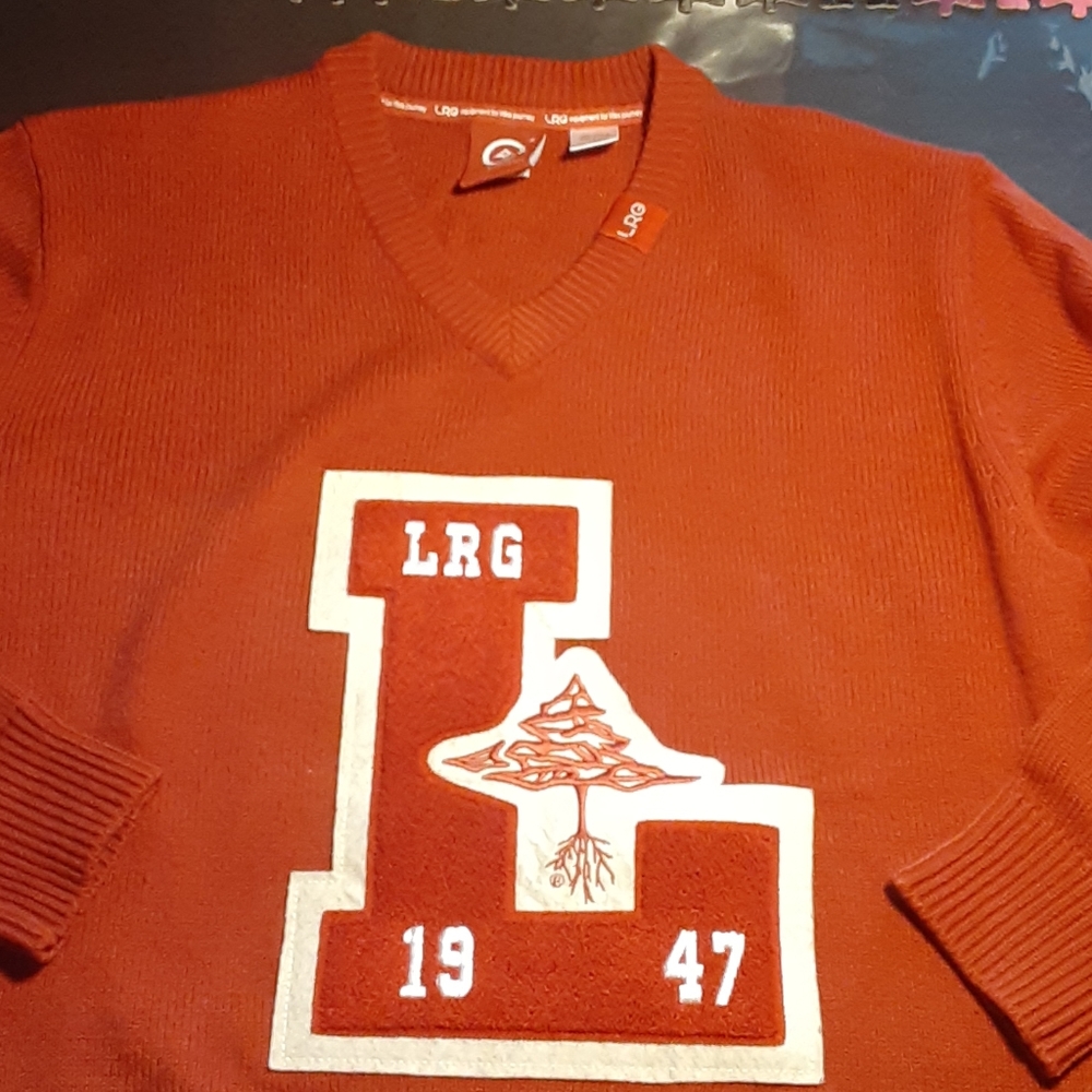 LRG varsity sweater